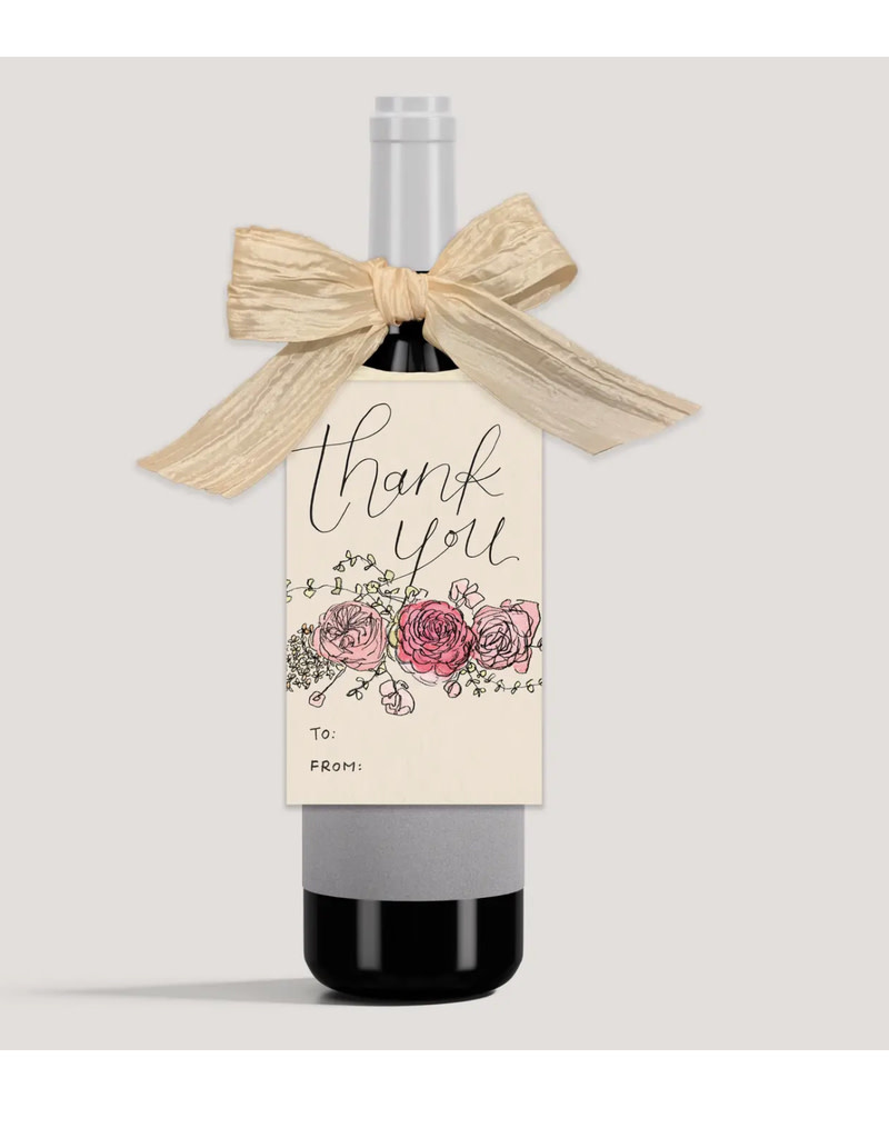 Wine Bottle Gift Tag 2 ct Boutique 23