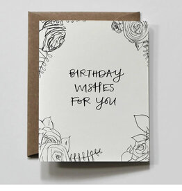 Wishes For You Birthday Greeting Card