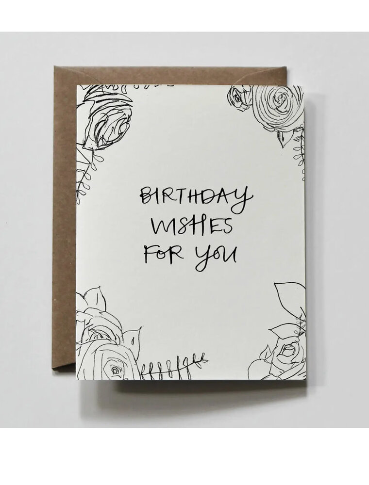 Wishes For You Birthday Greeting Card