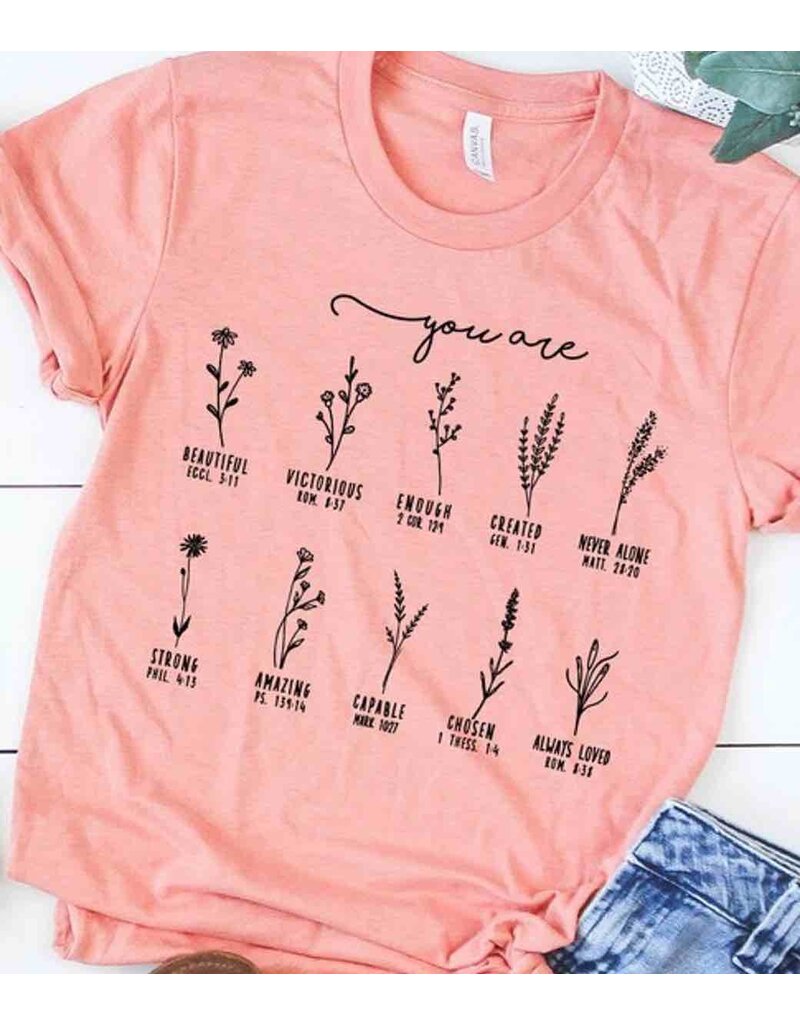 You Are...Graphic Tee - Heather Sunset