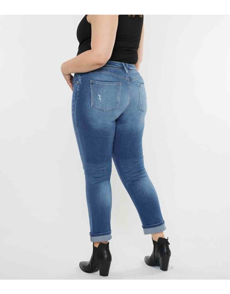 Curvy Eternity Mid Rise Slim Straight Jean - Medium