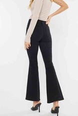 Crystal High Rise Petite Bootcut Jeans - Black