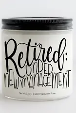 Retired: Under New Management Candle