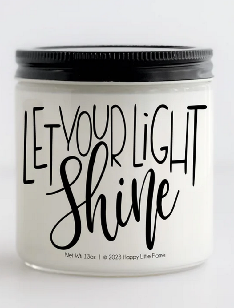 Let Your Light Shine Candle