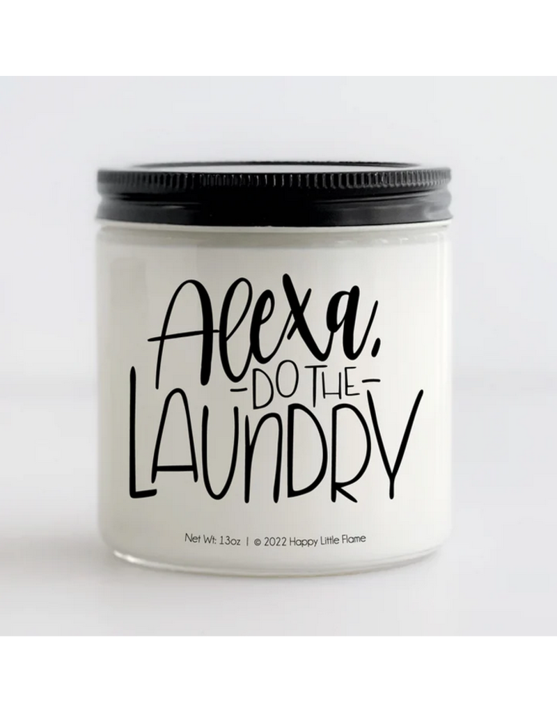 Alexa Do The Laundry Candle