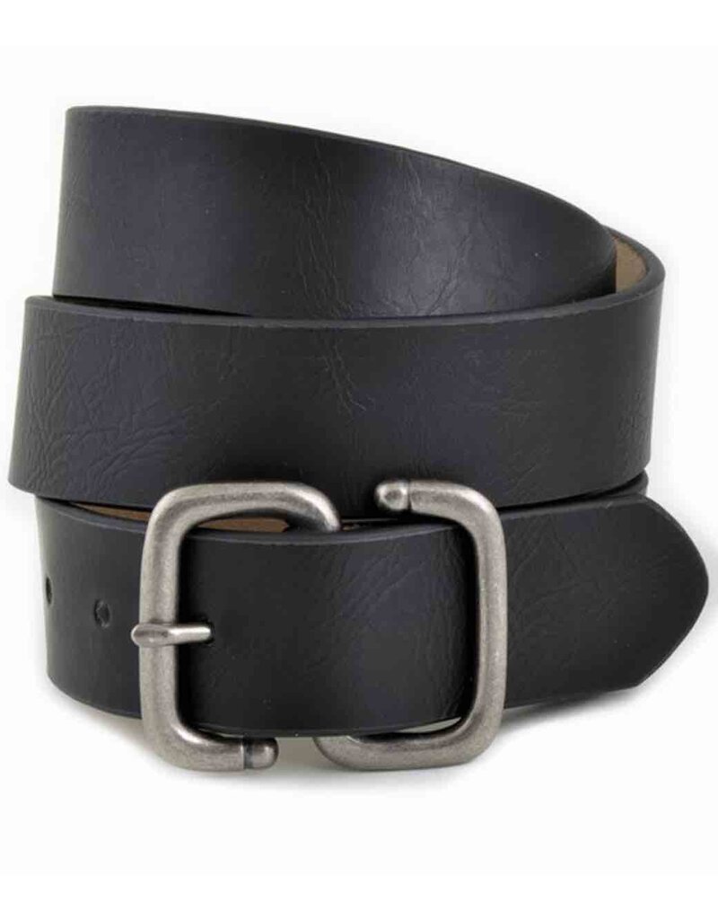 Olivia Leatherette Belt - Black