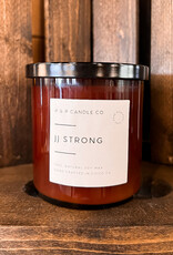 JJ Strong Pewter Candle