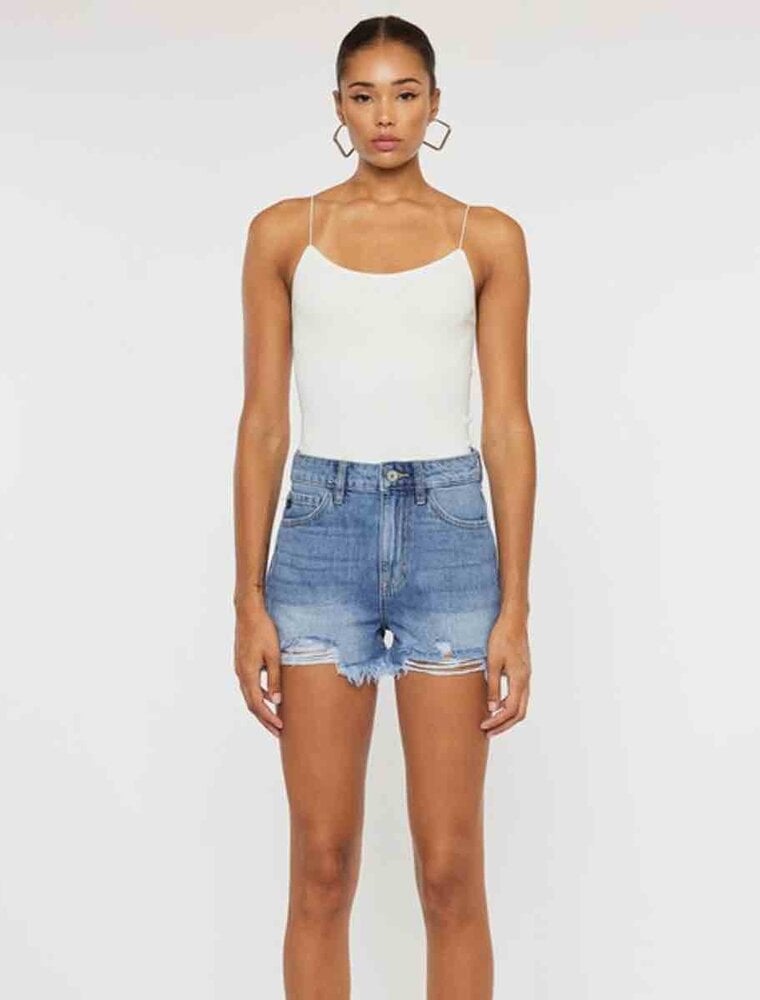 Ivanna Ultra High Rise Mom Shorts - Medium