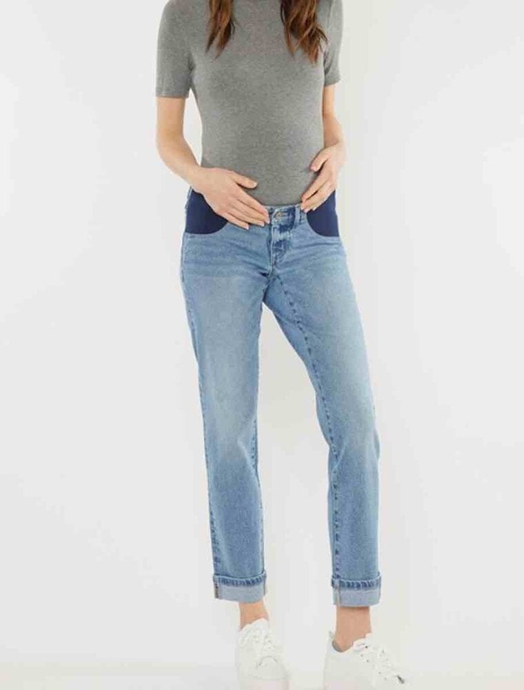 Yasmin Maternity Boyfriend Jeans - Medium