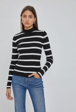 The Piper Sweater - Black/Ivory