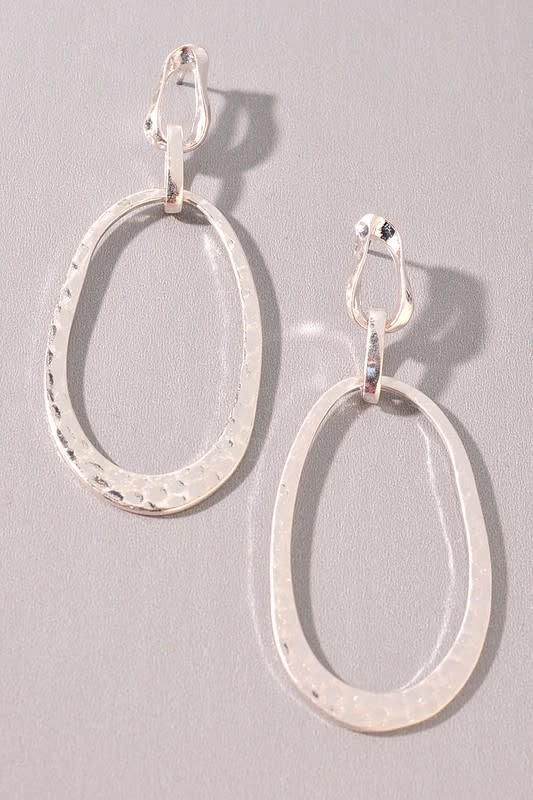 Oval Drop Earrings - Boutique 23