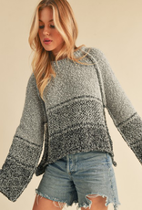 Fraya Sweater - Gray/Black