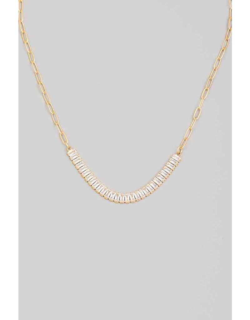 Baguette Chainlink Necklace