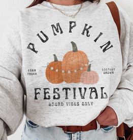 Pumpkin Festival Graphic Crew - Ash