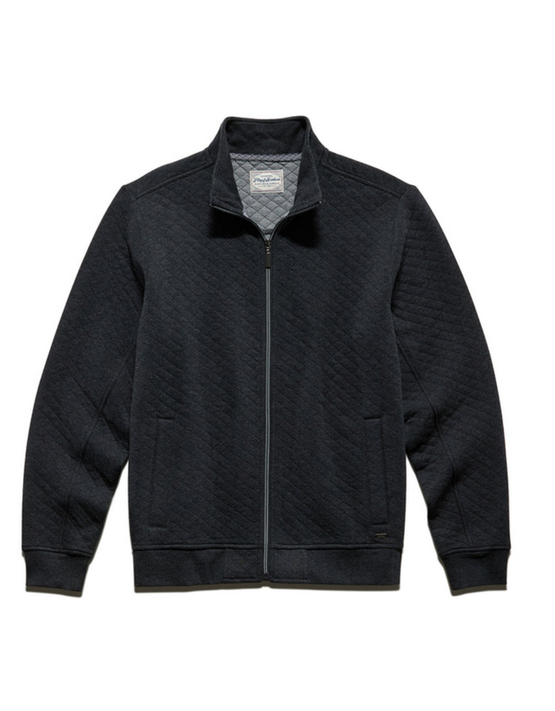 Alloway Quilted Full Zip Jacket - Charcoal