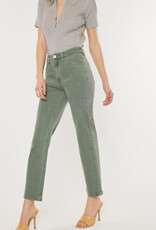 Zandria 90s Straight Leg Jean - Olive