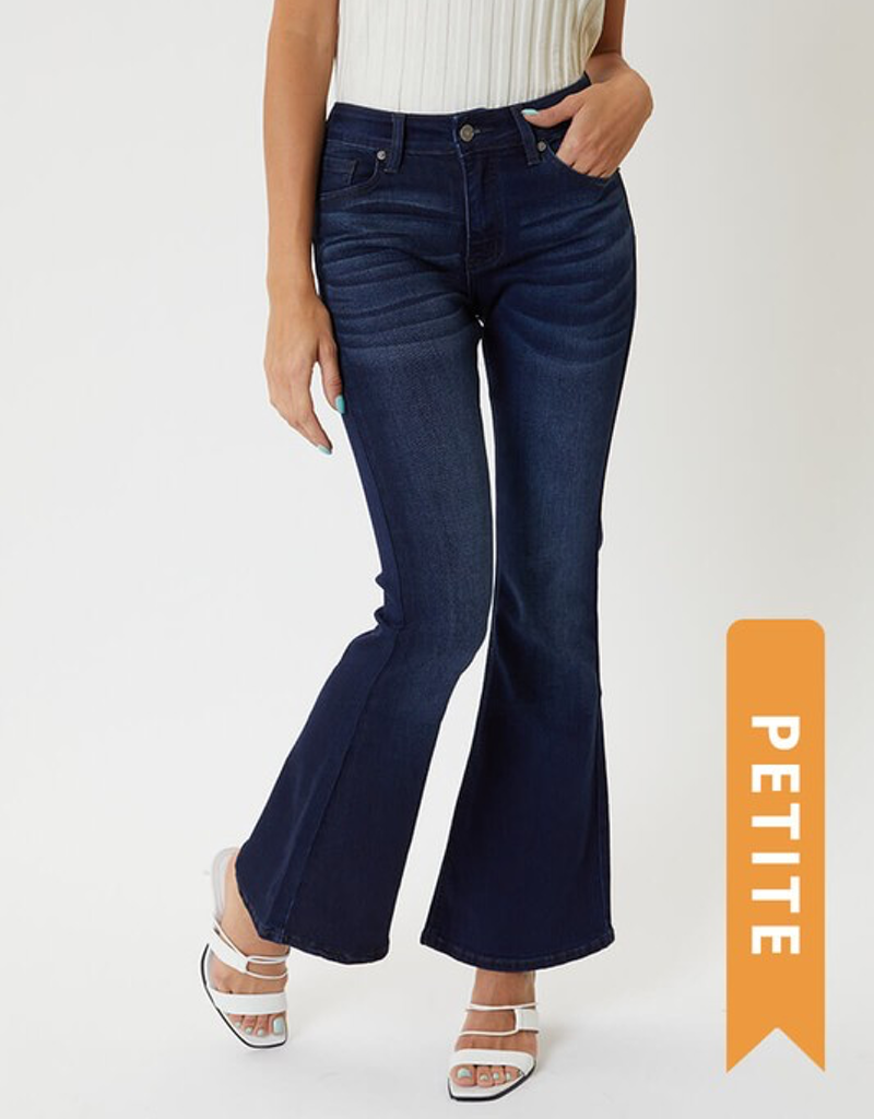 Prein Mid Rise Flare Jeans- Petite