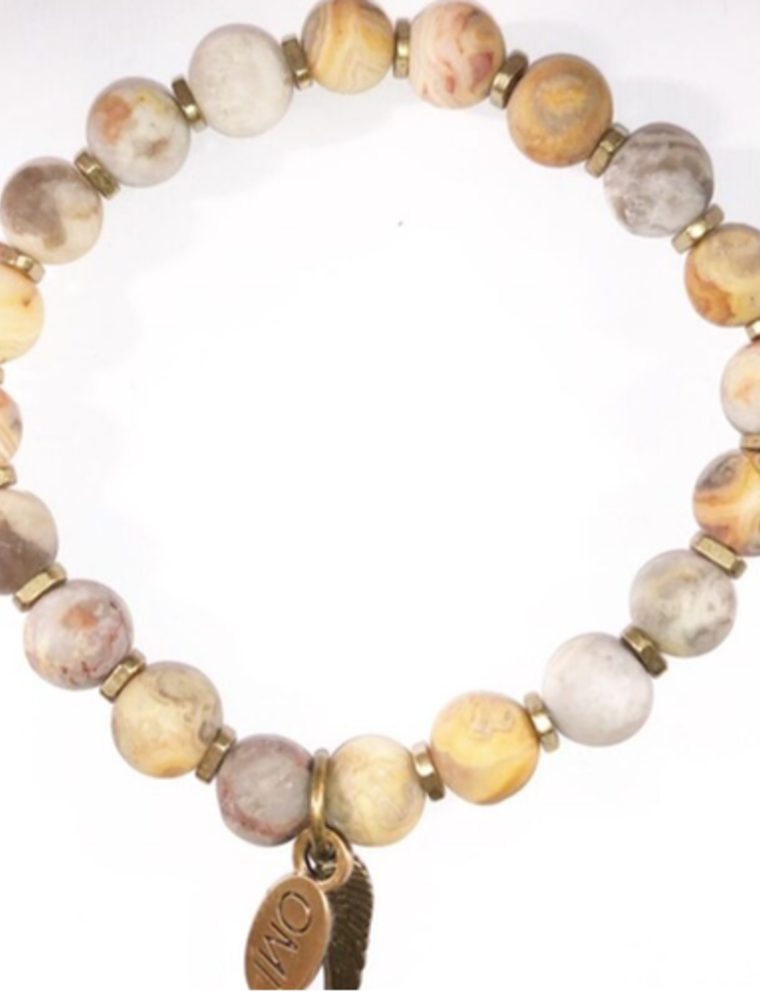 She Is Change Crazy Lace Agate Spacers