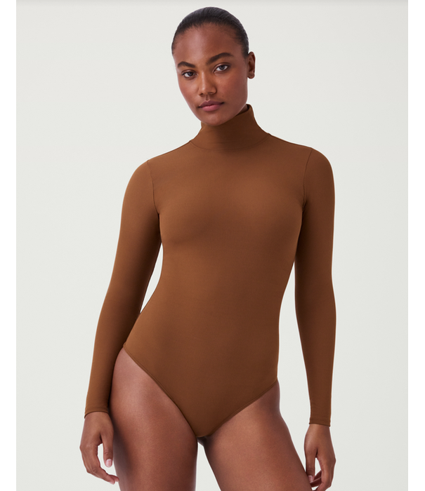 Suit Yourself Ribbed Turtleneck Bodysuit Salted Caramel Boutique 23