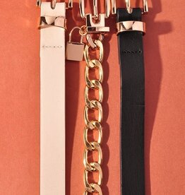 Leather & Metal Belts