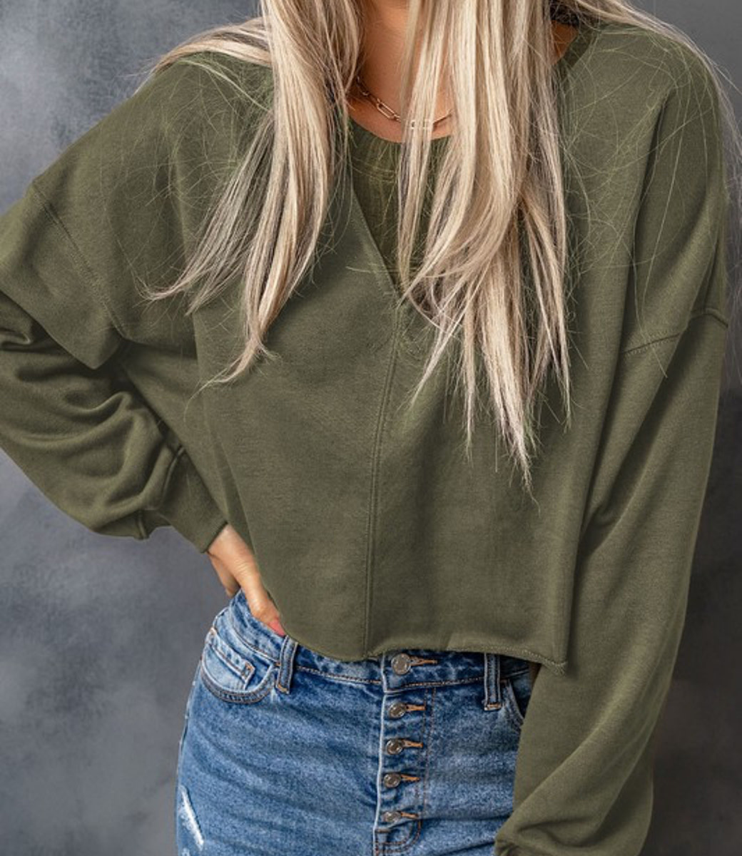 Do Stuff Cropped Sweater