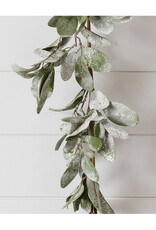 Frosted Lambs Ear Garland