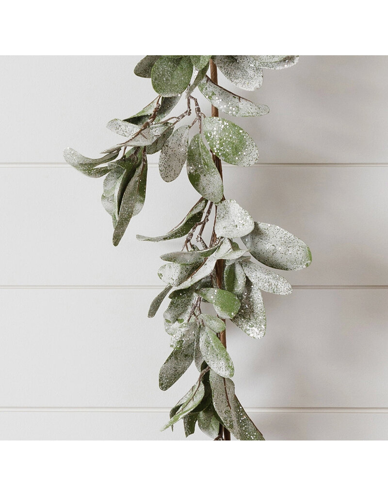 Frosted Lambs Ear Garland