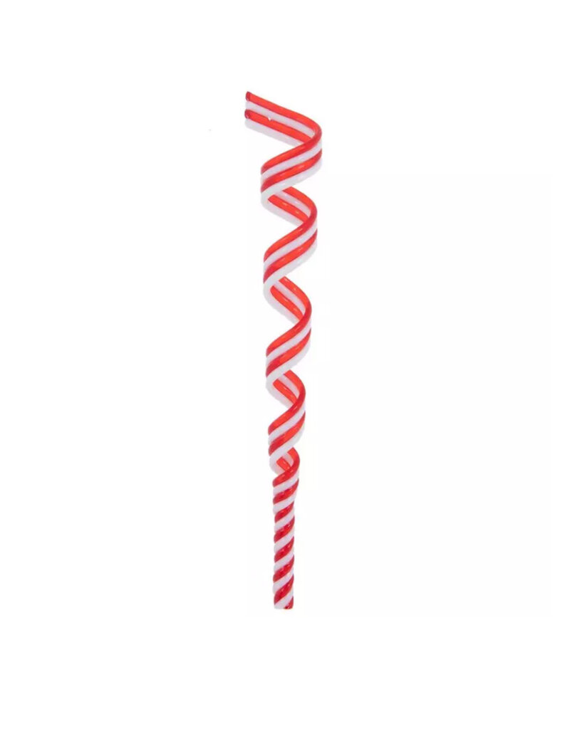 Festive Candy Spiral Ornaments