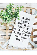 Just A Girl Kitchen Towel