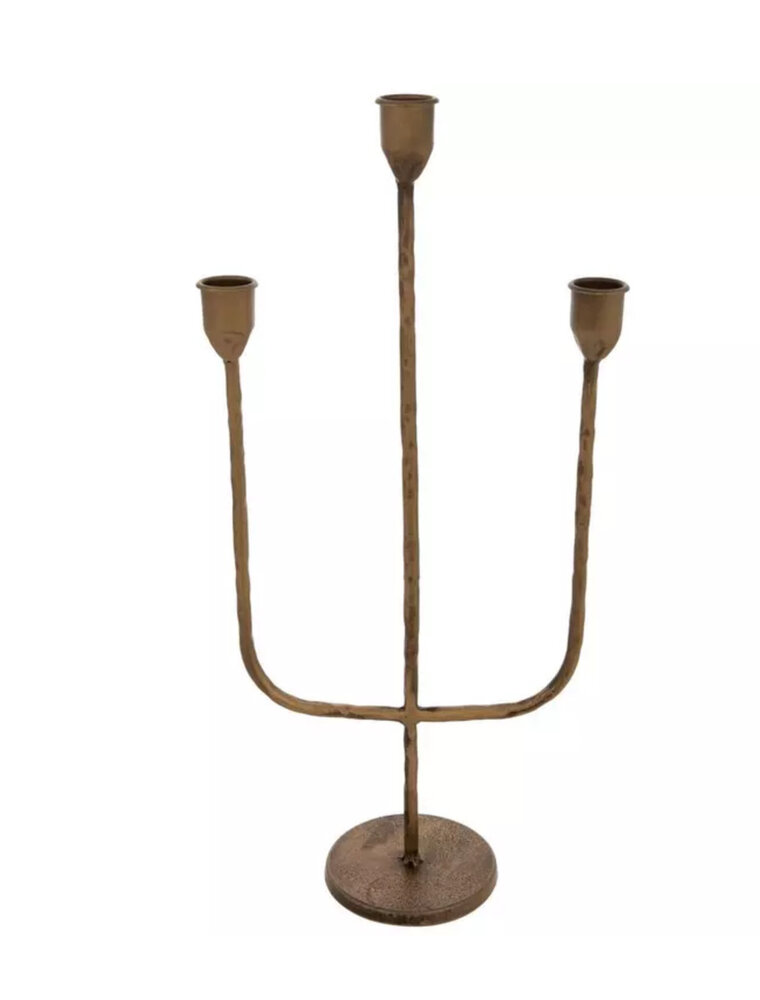 Gold Iron Candelabra