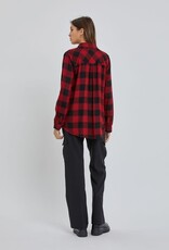 Classic Flannel Shirt - Red