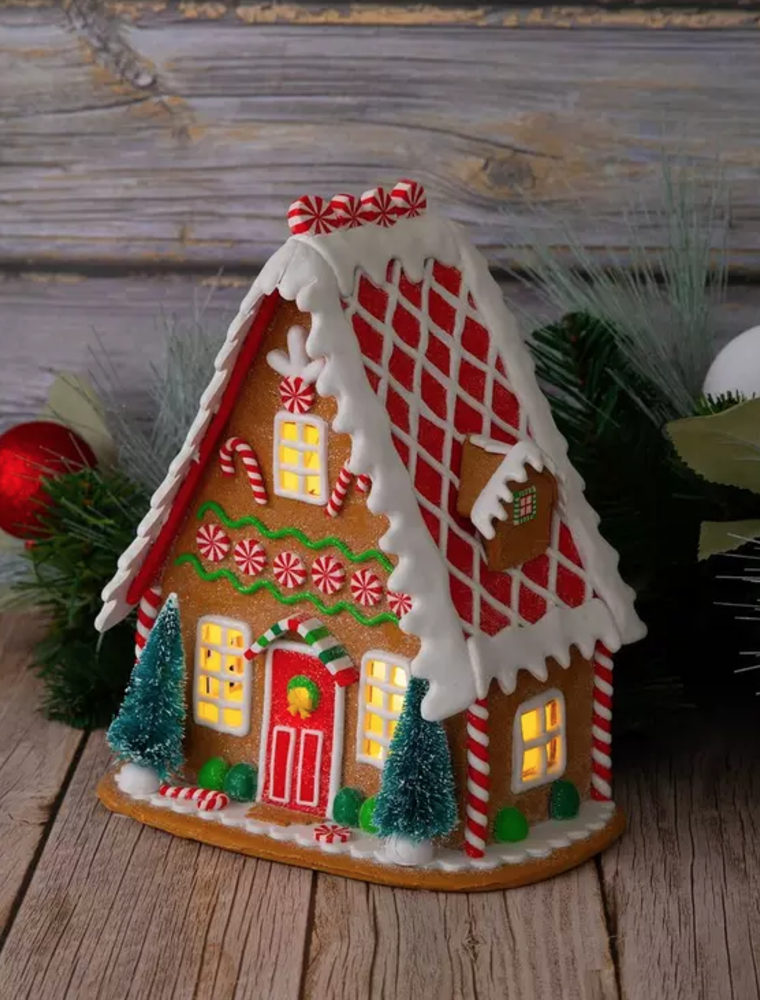 Light Up Gingerbread House