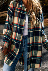 Classic Plaid Mid Length Shacket