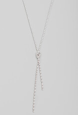 Long Braided Lariat Chain Necklace