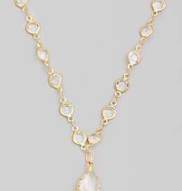 Faceted Rhinestone Necklace