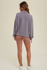 Scuba Half-Zip Pullover - M. Grey