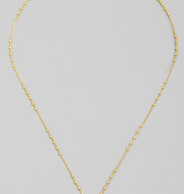 Gold Dipped Coin Chain Necklace