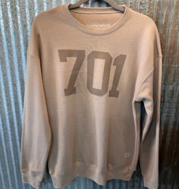 Monochrome Fleece Sweatshirt - Tan