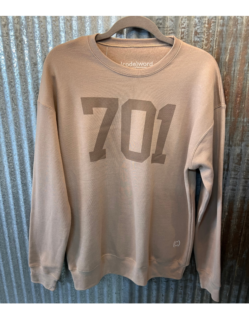 Monochrome Fleece Sweatshirt - Tan