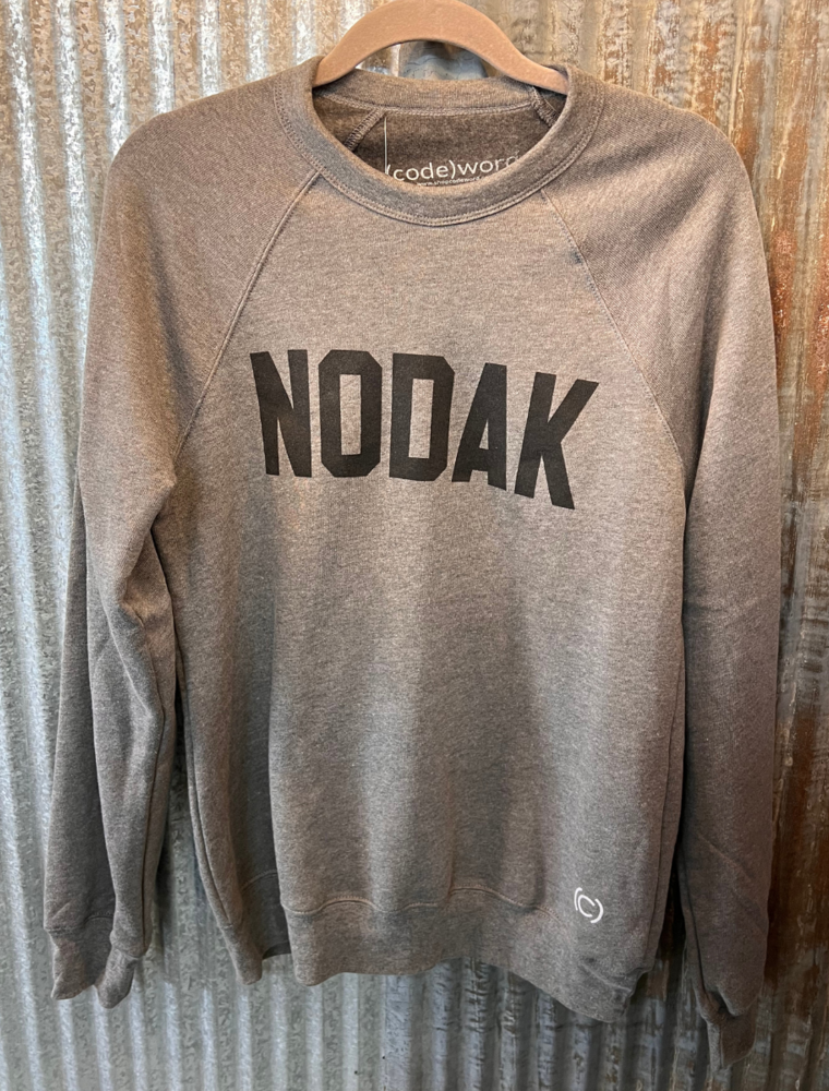NODAK Fleece Sweatshirt - Heather Grey/Black