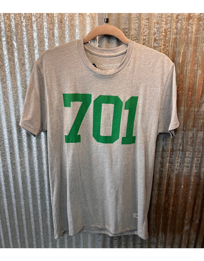 701 Short Sleeve - Heather Grey/Green