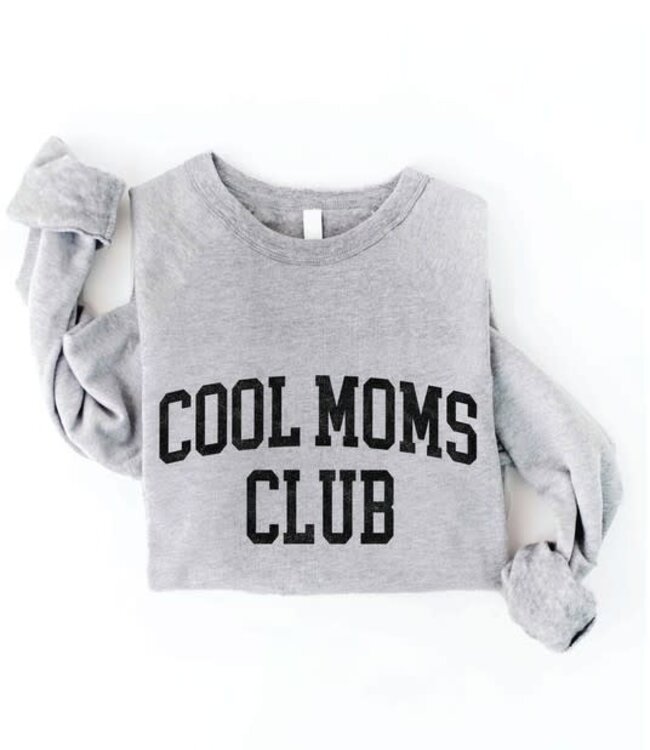 COOL MOMS CLUB Graphic Sweatshirt - Atheltic Heather