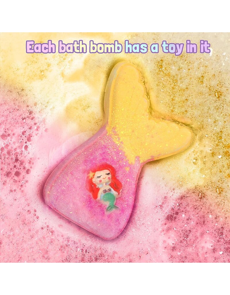 Mermaid Bath Bombs With Surprise Inside
