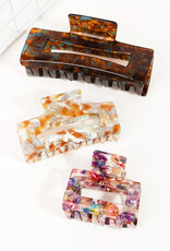 Rectangle Jaw Hair Clips