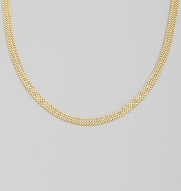 Layered Box Chain Link Necklace