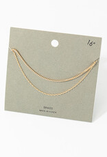 Dainty Layered Chain Link Necklace
