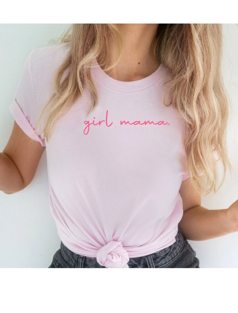 Girl Mama Graphic Tee - Pink