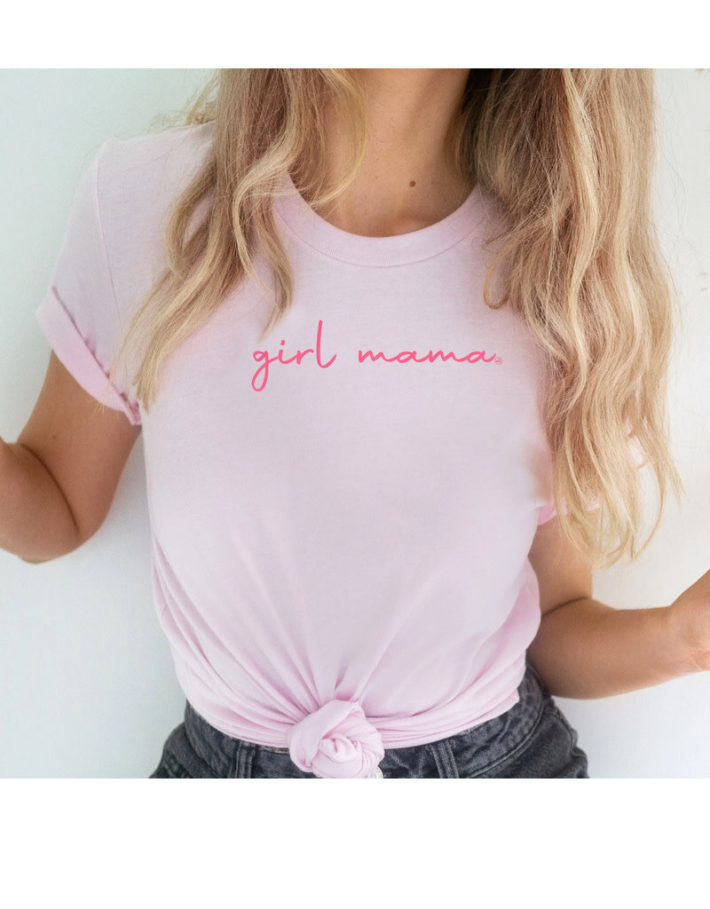 Girl Mama Graphic Tee - Pink