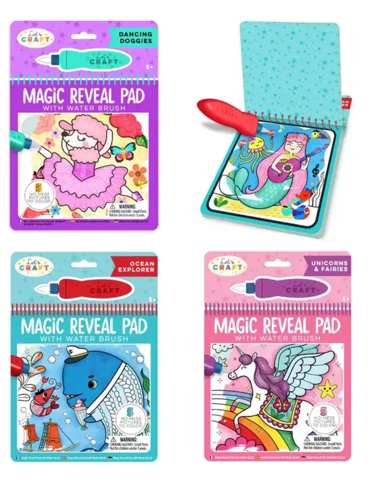 Magic Reveal Pads - Unicorns, Mermaids & Dance