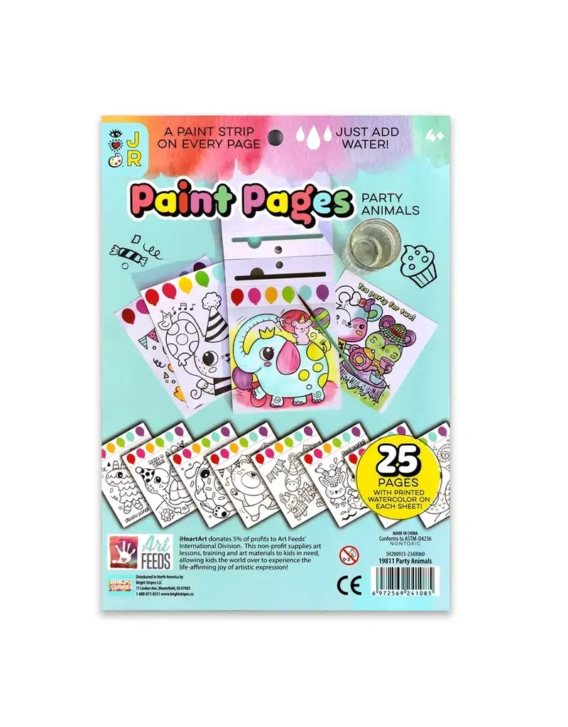Paint Pages- Party Animals